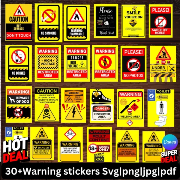 Danger Stickers